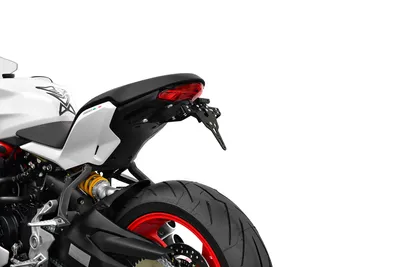 Zdjęcie produktu dla Uchwyt tablicy rejestracyjnej ZIEGER Pro kompatybilny z Ducati Supersport / S BJ 2017-20 / Supersport 950 / S BJ 2021
