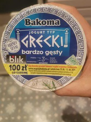 Obrázok produktu pre Jogurt Grecki Naturalny Bak 170 g