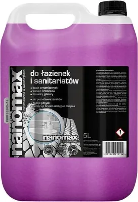 Zdjęcie produktu dla Płyn do mycia łazienek i sanitariatów NANOMAX Professional 5L