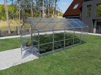 Gewächshaus KLASIKA BERNARD 2,35x5 m mit 6 mm Polycarbonat

