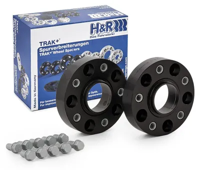 Imagen del producto de H&R - Distanciadores de rueda de 35 mm, placa de ensanchamiento de vía de 5 agujeros, distancia entre ejes de 130 mm, para VW Touareg (7LA, 7L6, 7L7), Touareg (7P5, 7P6), para AUDI Q7 (4LB), para PORSCHE Cayenne (92A)