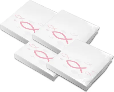 Produktbild von itenga Servietten Fisch Rosa 30 x 30 cm 3-lagig 80 Stück