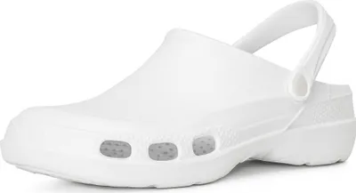 Produktbild von Ladeheid Damen und Herren federleichte Eva Clogs LA-885 (Weiß, 39 EU)