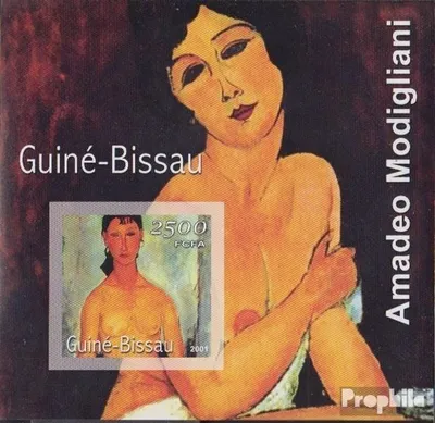Produktbild von Briefmarken Guinea-Bissau 2001 Mi Block346B postfrisch Gemälde