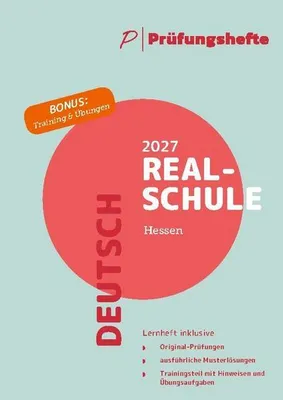 Produktbild von Prüfungsheft Realschule 2027 Hessen - Deutsch