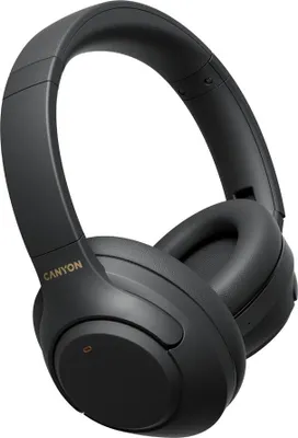 Immagine prodotto di Canyon BTHS-6, cuffie wireless Bluetooth OnRiff 6, cancellazione attiva del rumore ANC, ricarica USB-C, nero