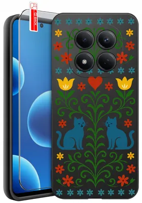 Image de Étui pour Xiaomi Redmi Note 15 Pro 5G | Motifs | Étui en silicone mat + verre