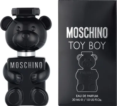 Produktbild von Moschino Toy Boy, Männer, 30 ml, Nicht nachfüllbare Flasche, Bergamotte, Elemi, Muskatnuss, Birne, Rosa Pfeffer, Gewürznelke, Magnolien, Rose, Ambra, Cashmeran, Sandelholz, Vetiver