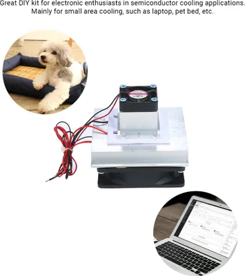 Immagine prodotto di TEC Electron Semiconductor Refrigeration Cooler Piastra di raffreddamento fai da te Radiatore Locale di raffreddamento Piccolo Spazio Dispositivo di raffreddamento Kit