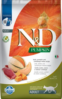 Obrázok produktu pre N&D Pumpkin CAT Ente & Cantaloupe melon varianten 5 kg