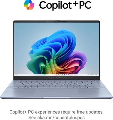 Immagine prodotto di ASUS Vivobook S 14 OLED S5406SA-QD004W Copilot+ PC Intel Core Ultra 5 226V Laptop 35,6 cm (14") WUXGA 16 GB LPDDR5x-SDRAM 512 GB SSD Wi-Fi 7 (802.11be) Windows 11 Home Belgian Blue