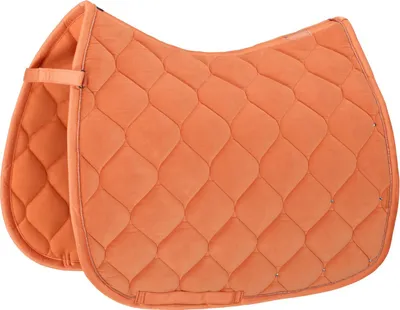 Produktbild von Eskadron Schabracke " VELVET CRYSTAL " mit Polyester - Biese Form - Dressur Farbe - soft peach