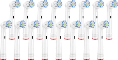 Zdjęcie produktu dla KOMA NK16 – zestaw 16 sztuk wymiennych główek kompatybilnych ze szczoteczkami Braun Oral-B Sensi Ultrathin