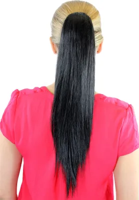 Produktbild von WIG ME UP Haarteil, Schwarz, glatt, 112-1B