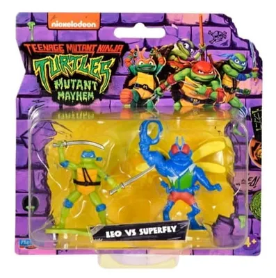 Produktbild von Teenage Mutant Ninja Turtles - Leo vs. Superfly Minifigurky želvy NINGA