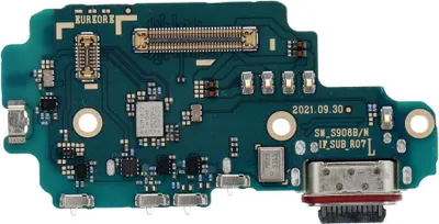 Produktbild von Ladeplatte passend für SAMSUNG S22 Ultra 5G S908B/F OEM (Schnellladegerät)