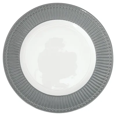 Produktbild von Greengate Alice Speiseteller stone grey 26,5 cm