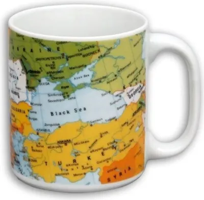 Image de Mug Thun 1794, grand, porcelaine tchèque, carte, 500 ml, Thun