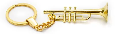Produktbild von Trompete Schlüsselanhänger Miniblings Anhänger Musik Musikinstrument FUN Pappbox