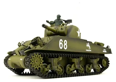 Obrázok produktu pre RC Tank "US M4A3 Sherman" Heng Long 1:16 s dymom a zvukom+oceľovou výbavou a 2,4Ghz -V 7.0 - Upg