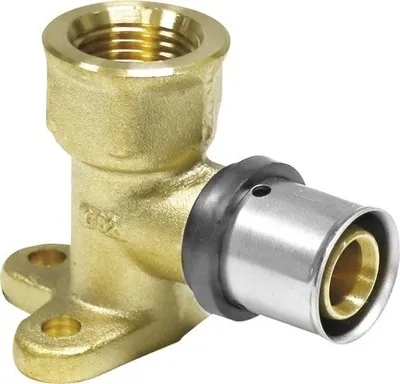 Produktbild von veporit. Pressfitting Wandscheibe Connect TH und U-Kontur 16 mm x 1/2IG für Verbundrohr"