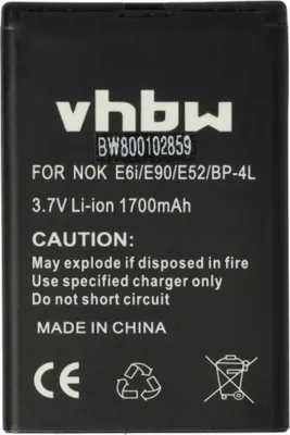 Produktbild von vhbw Akku Ersatz für ACE N4L120J, N4L120J für Handy Smartphone Telefon (1700 mAh, 3,7 V, Li-Ion)