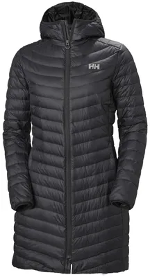 Productafbeelding van Damen Helly Hansen W Verglas lange donsjas, zwart, maat L