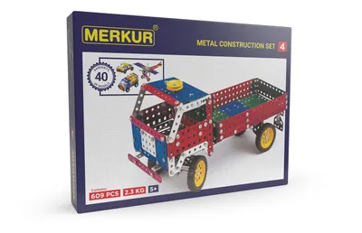 Zdjęcie produktu dla Zestaw Merkur 4, 609 części, 40 modeli
