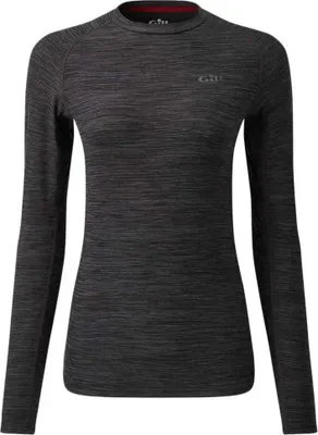 Immagine prodotto di Gill Crew Langarm-t-shirt Grau 36 Damen Grau 36