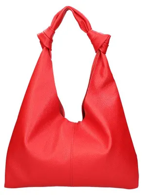 Produktbild von Damen Schultertasche aus echtem Leder, Modell "Dollaro", mit magnetischem Verschluss. Hergestellt in Italien