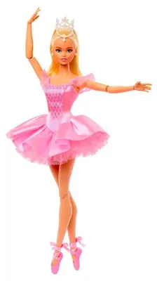 Produktbild von Barbie Signature Ballet Wishes Puppe, Sammelfigur-Modepuppe in seidigem, rosafarbenem Tutu, Modepuppe, Weiblich, 6 Jahr(e), Mädchen, 60 mm, 256 g