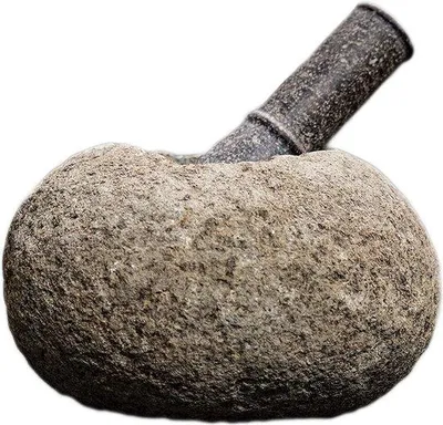 Produktbild von Naturstein-Grinder für Gewürzmischungen, Pasten und Pfefferkörner - HxBxl 10x16x16cm - 04L Füllmenge