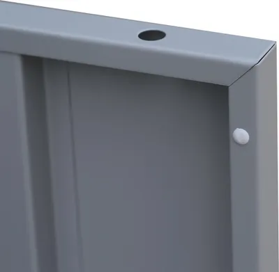 Produktbild von Schließfachschrank Wertfachschrank Fächerschrank Spind 6 Fächer Grau/Blau 523321