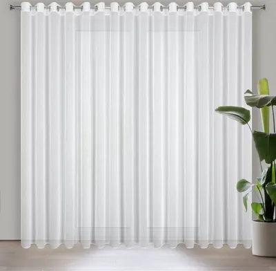 Produktbild von Gardine KALIA weiß 300x260 cm Ösen Ösenvorhang