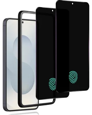Zdjęcie produktu dla Folia ochronna na ekran do Samsung Galaxy S25, z filtrem prywatności, 2 sztuki, matowa, twardość 9H