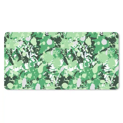 Produktbild von MuchoWow® Schreibtischunterlage Muster - Grün - Camouflage 80x40 cm - XXL Mauspad - Gaming Mauspad