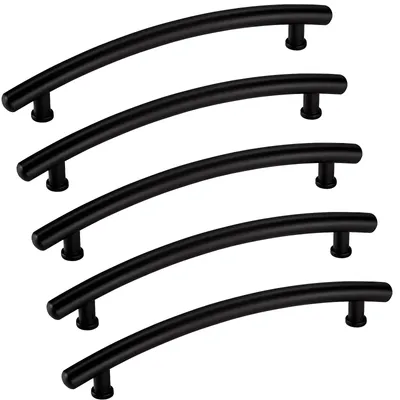Produktbild von SOTECH Möbelgriff Torre Schrankgriff – Bohrabstand 128 mm, Schwarz matt (5 Stück)