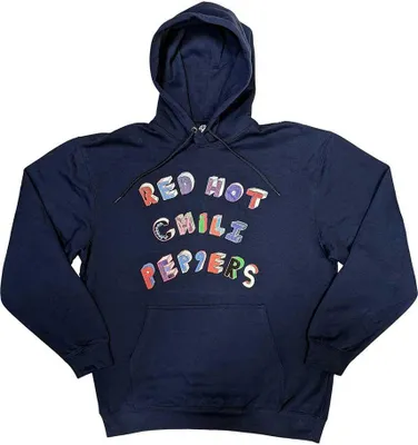 Produktbild von Red Hot Chilli Peppers - Mikina s kapucí pro muže/dámy Uni RO9833 (L) (Navy Blue)