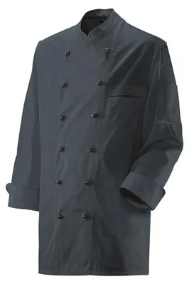 Produktbild von Kochjacke, graphit, Größe 2XL : 2XL : graphit : 65% Polyester 35% Baumwolle