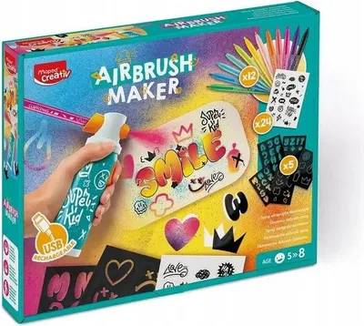 Zdjęcie produktu dla Zestaw kreatywny Airbrush Maker spray do graffiti Creativ