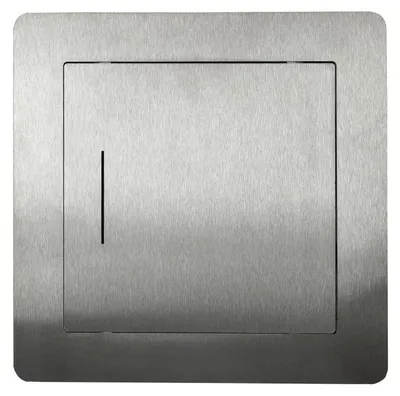 Produktbild von Revisionstür EXKLUZIV Edelstahl NDE, 400 x 400 mm, 0166