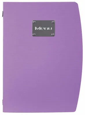 Image de Chemise pour menus Securit RIO MENU DIN A4 violet