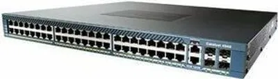 Produktbild von Cisco Catalyst 4948, Managed, L2/L3, Gigabit Ethernet (10/100/1000), Vollduplex, Rack-Einbau, 1U