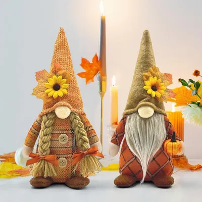 Produktbild von Herbstgnome Dekorationsset von 2 für Erntefest