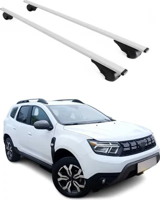Produktbild von Dachträger Grundtäger für Dacia Duster mk3 2024-2025 75kg Metall Silber 2 tlg