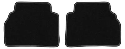 Image de Tapis arrière en moquette pour Mercedes E W213 2015- (berline/break/liftback) – 2 pièces, noirs, sur mesure – Wielganizator LUX