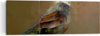Produktbild von Bild auf Leinwand - Leinwandbild - Vogel Natur - 120x40cm - Wand Bild - Wanddeko - Wandbilder - Leinwanddruck - Bilder - Kunstdruck - Wanddekoration - Leinwand bilder - Wandkunst - CA120x40-3924