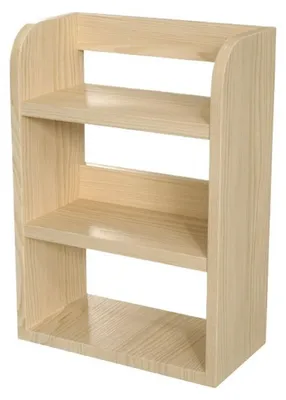 Produktbild von Vielseitiges Holzregal mit 3 Ebenen für Zuhause und Büro