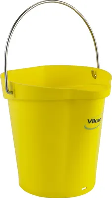 Produktbild von Vikan Hygieneeimer mit Ausguss - 6 Liter, Gelb (Reinigungszubehör)