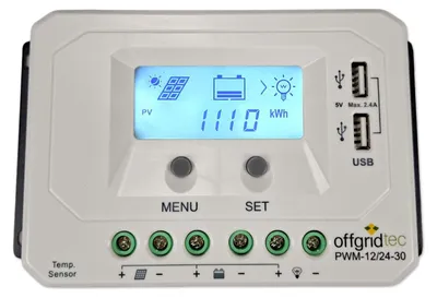 Produktbild von Offgridtec PWM Pro Laderegler 12V/24V 30A USB